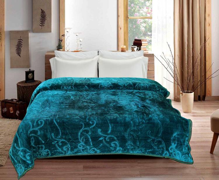 Flipkart SmartBuy Self Design Double Mink Blanket