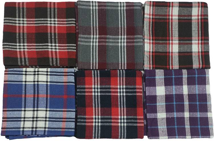 vel MULTI COLOR KITCHEN , DINING TOWEL 6pc set Multicolor Napkins