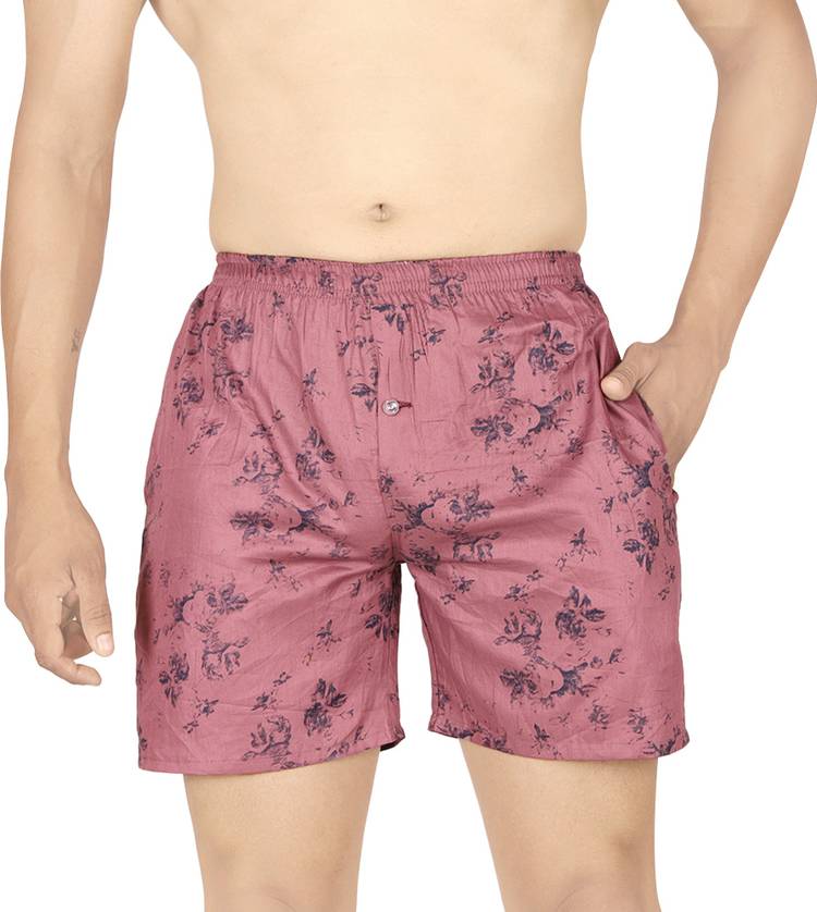 Floral Print Men Boxer