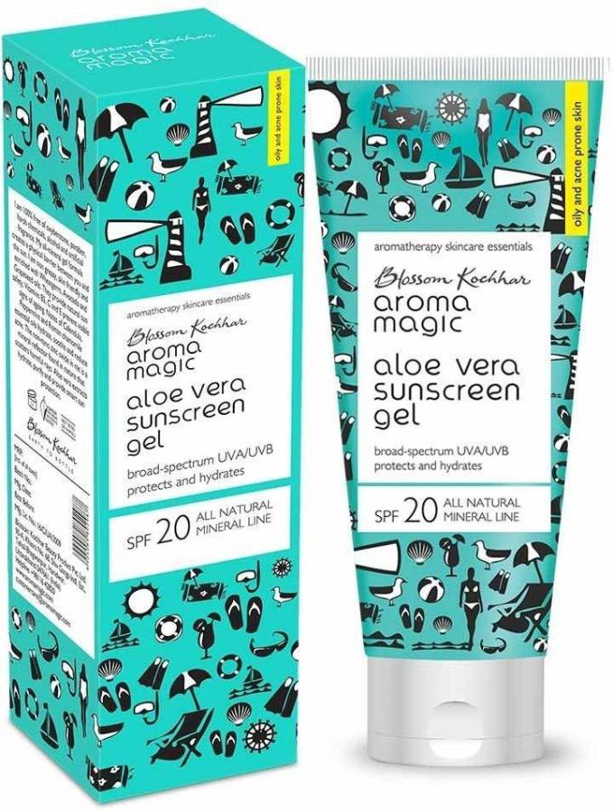 Aroma Magic Aloe Vera Sunscreen Gel - SPF 20 Price in India
