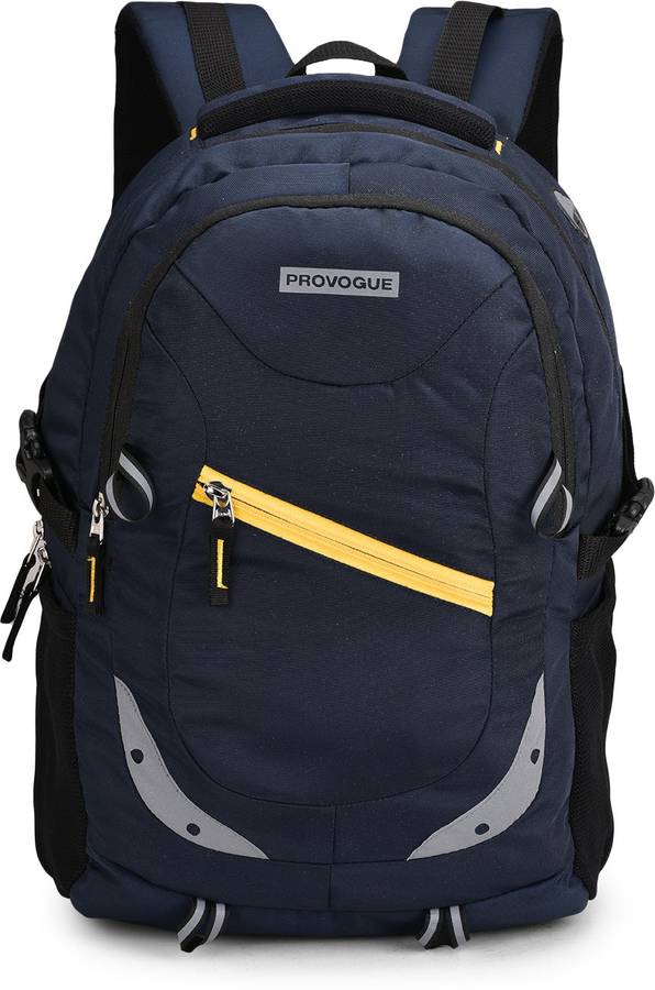 Spacy unisex backpack with rain cover and reflective strip 35 L Laptop Backpack