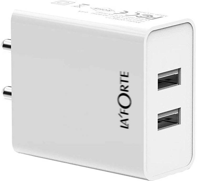 LA'FORTE LAF_USB_CHARGER X1 PC 10.5 W 2.1 A Multiport Mobile Charger with Detachable Cable