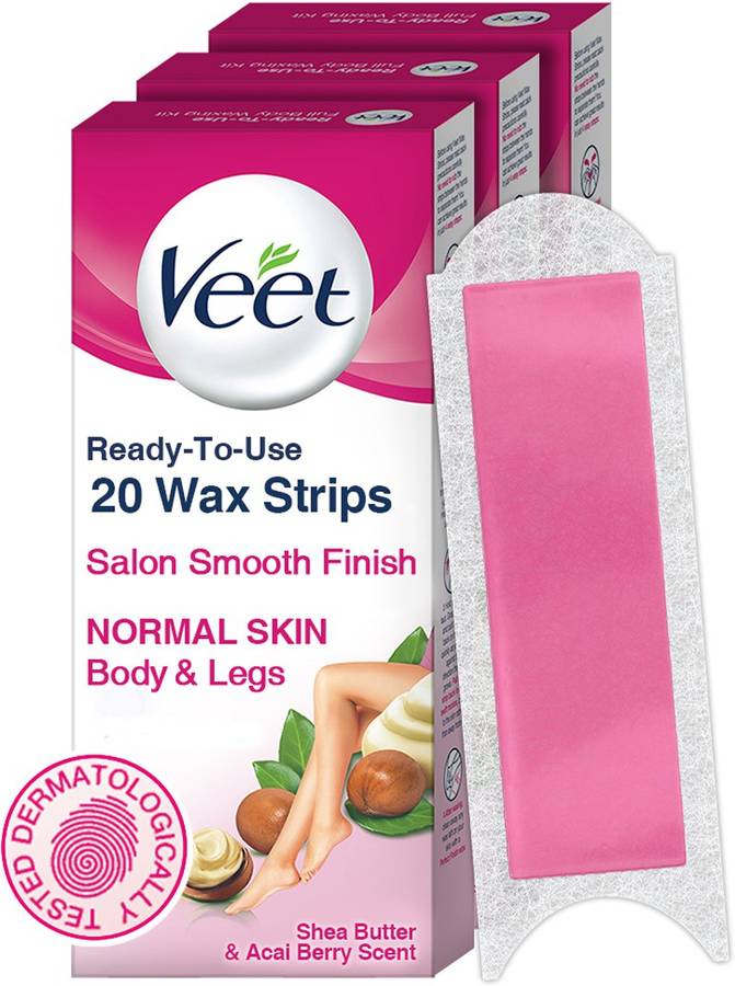 Veet Normal Skin Full Body Waxing Kit Strips