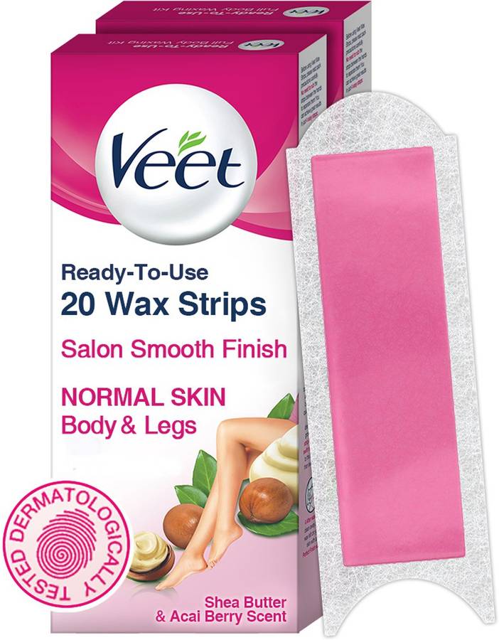 Veet Full Body Normal Skin Waxing Kit Strips