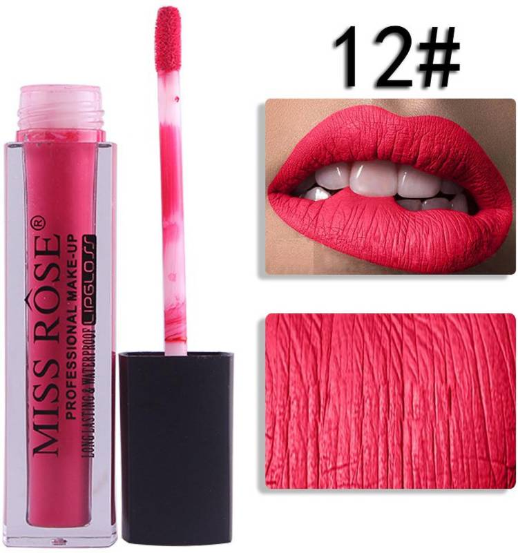 MISS ROSE Matte Lip Gloss - 12 Price in India