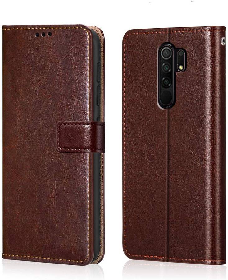 Micvir Flip Cover for Poco M2, Mi Redmi 9 Prime