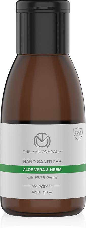 The Man Company Pro Hygiene  with Aloe Vera and Neem (Type D) 100 ml each Hand Sanitizer Bottle