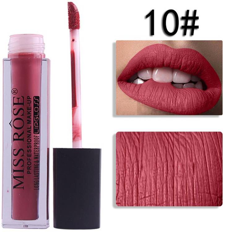 MISS ROSE Matte Lip Gloss - 10 Price in India