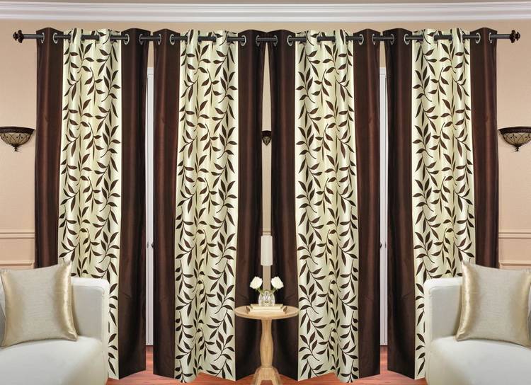 Solwin 213 cm (7 ft) Polyester Door Curtain Single Curtain