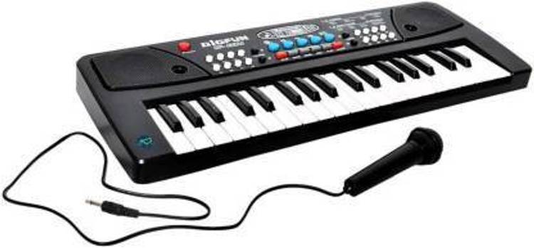 Vasoya Enterprise 37 Keys Bigfun Piano Electiric Keyboard With Recording And Mic & Mobile Charger Power Option Battery