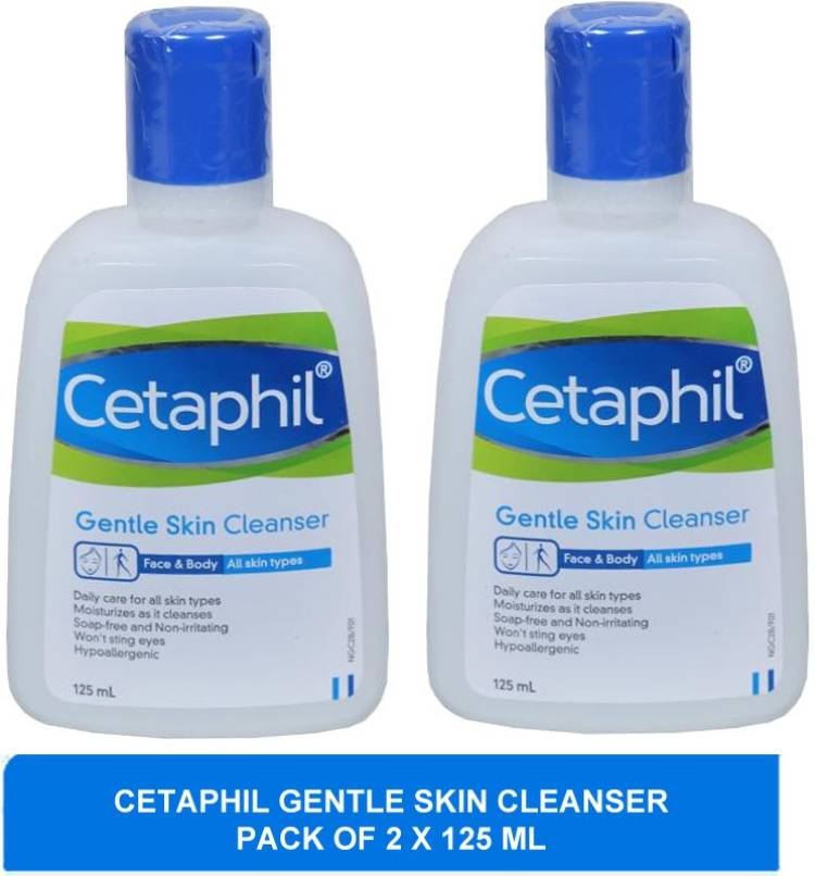 Cetaphil Gentle Skin Cleanser 125 ml - pack of 2 Price in India