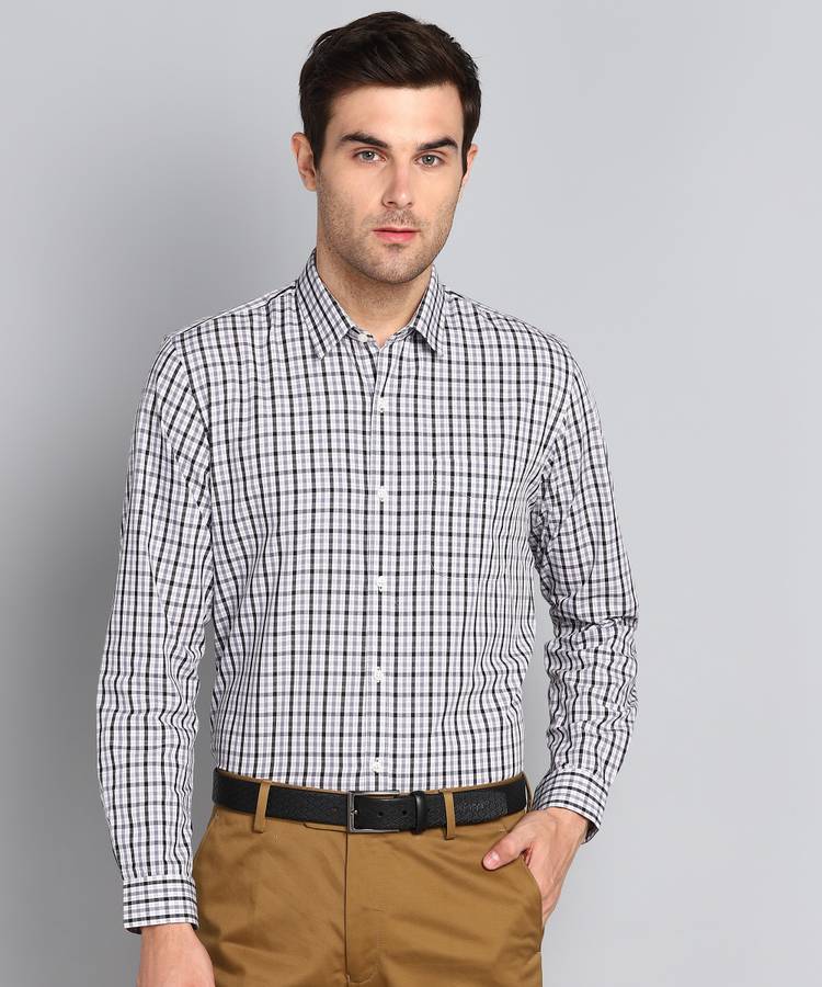 Men Checkered Regular Fit Formal Shirt