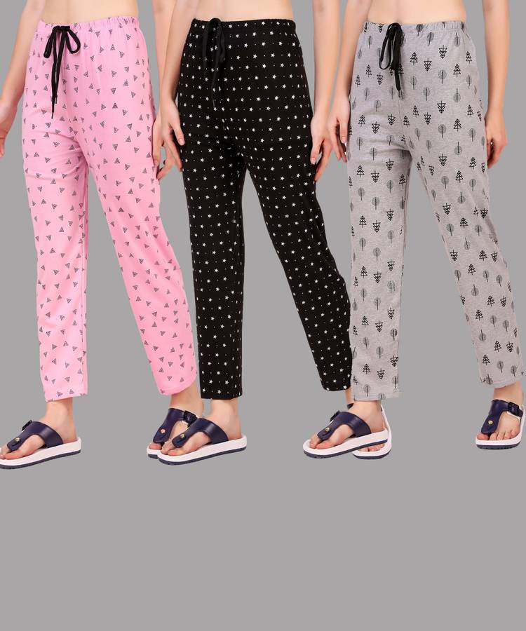 Printed Women Multicolor Track Pants