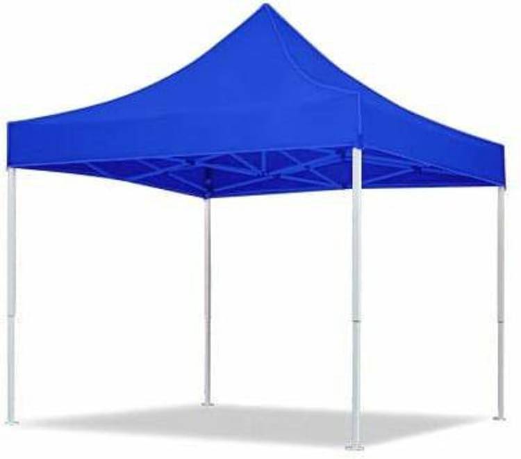 Seven Star Decor Iron Heavy Duty Outdoor Gazebo Canopy (6ft X 6ft 17 kg) (Large, Blue) Fabric Gazebo