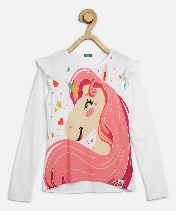 Girls Casual Pure Cotton Top