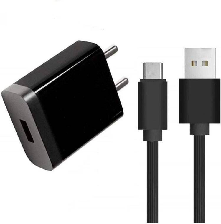 SKILE Fast Charger With Micro USB Data Cable Type C For MI| Note 5 Pro, A1, Type C Charger Comes In 2.4Amp. (Black) 5 W 2.4 A Mobile Charger with Detachable Cable