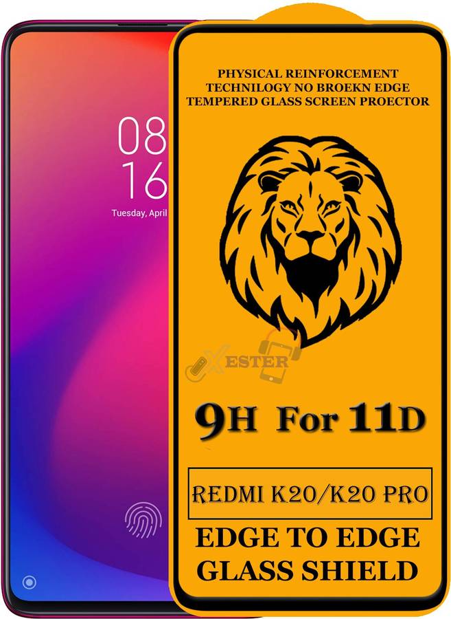 Xester Edge To Edge Tempered Glass for Mi K20, Mi K20 Pro