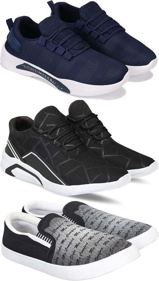 Sports (Walking & Gym Shoes) Running, Sneakers Shoes for Men Pack of 3 Combo(O)-1595-1242-720 Running Shoes For Men