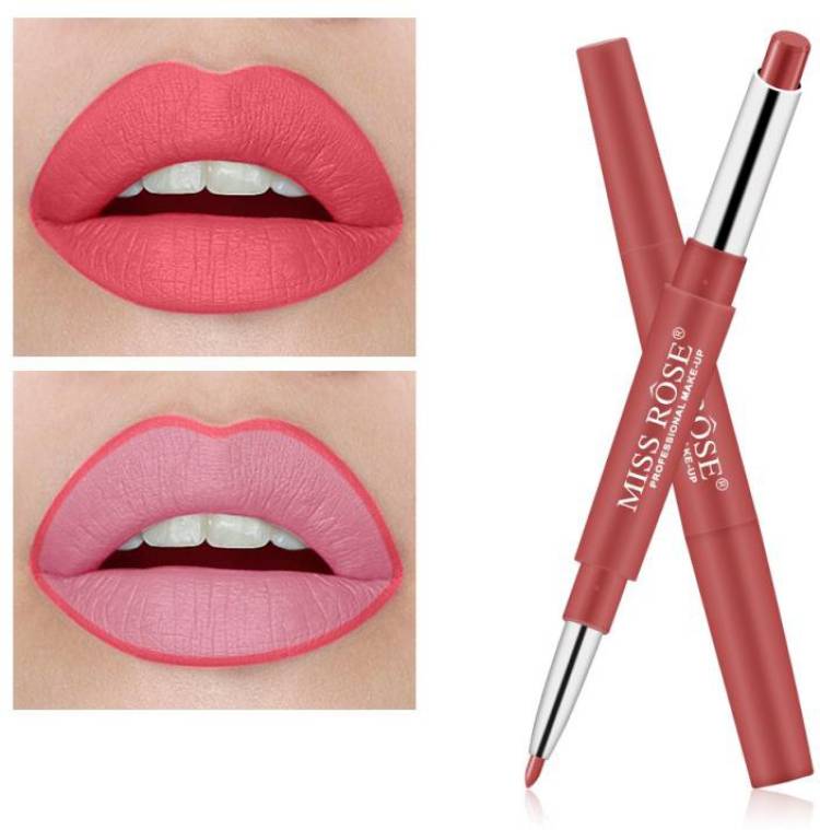 MISS ROSE Soft Cream Matte 2 in 1 Lipstick Price in India