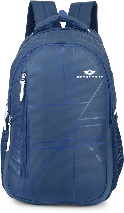 Expandable waterproof laptop bag with rain cover Navy 30 L Laptop Backpack