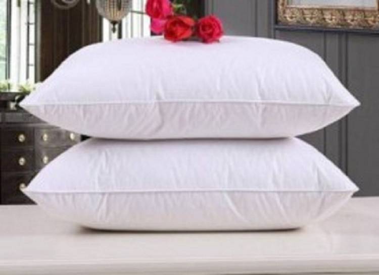 BOGGY Polyester Fibre Solid Sleeping Pillow Pack of 2