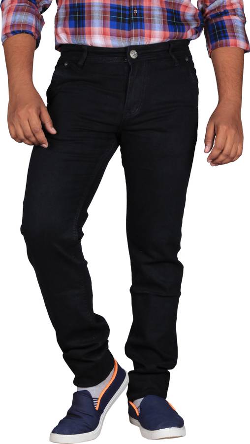 Regular Men Black Jeans