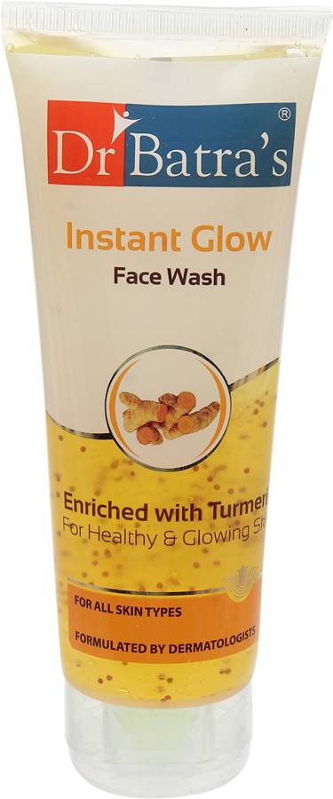 Dr Batra's Instant Glow  Enriched With Tumeric For Healthy & Glowing Skin - 100 gm Face Wash Price in India