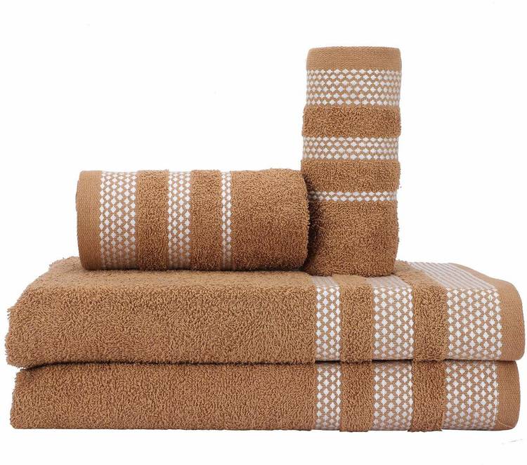 Metropolis Cotton 500 GSM Bath, Hand Towel Set