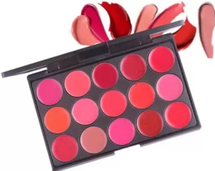 LOWPRICE 15 COLOR Pallet Soft Matt Lipgloss Price in India