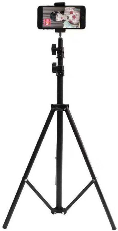 DINGLOT Good quality 2.1m tripod stand 6.9ft flexibility and foldeble Lightweight Portable Aluminium Tripod Stand with Ball Head for Video & DSLR Cameras Tripod Bracket, Tripod Kit