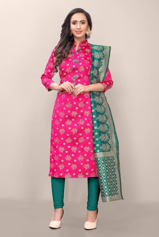 Being Banarasi Brocade Woven Salwar Suit Material Price in India