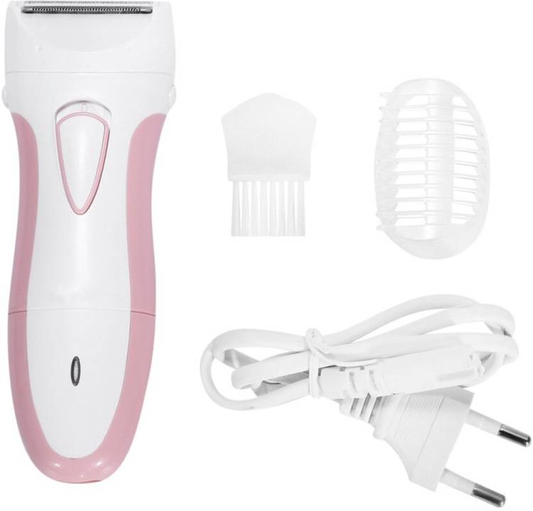 K EMEY Professional lady cordless rechargeable hair trimmer cum whole body hair cutting machine Cordless Epilator Price in India