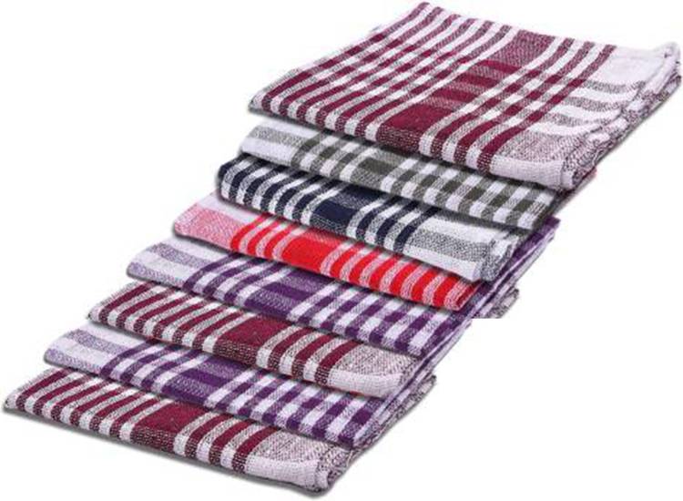 Flipkart SmartBuy Pack of 8 Multipurpose Kitchen Napkin Table Wipe Multicolor Napkins Multicolor Napkins