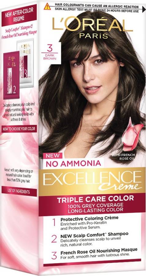 L'Oréal Paris Excellence Creme Hair Color Small Pack , Shade 3 Price in India