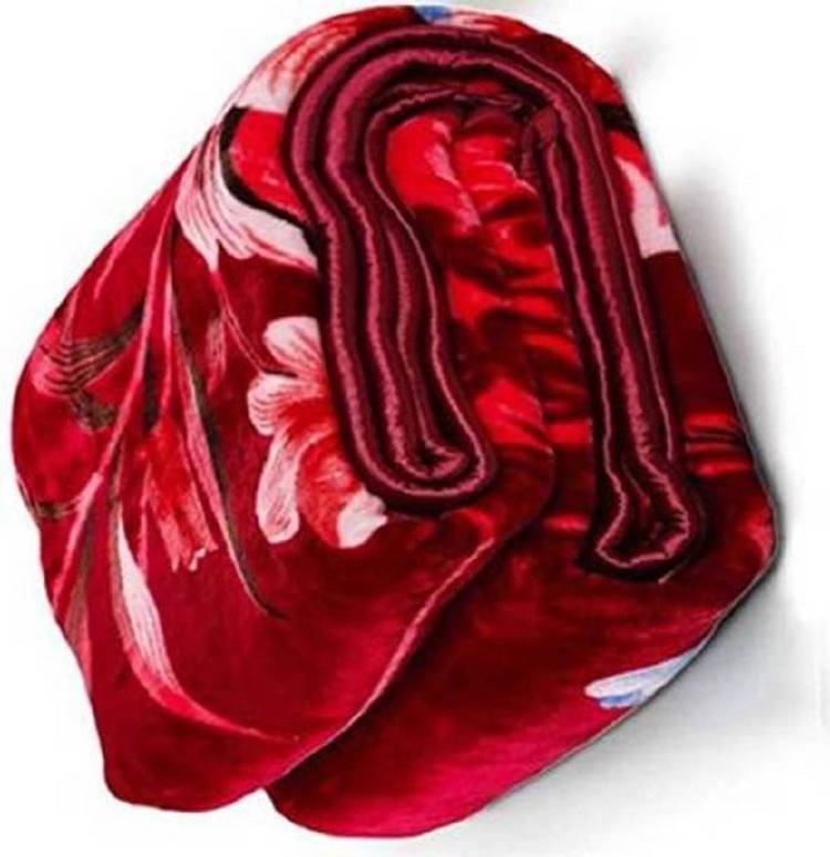 GKM Floral Double AC Blanket