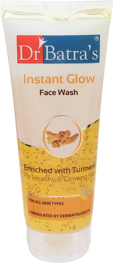 Dr Batra's Instant Glow  Enriched With Tumeric For Healthy & Glowing Skin - 200 gm Face Wash Price in India