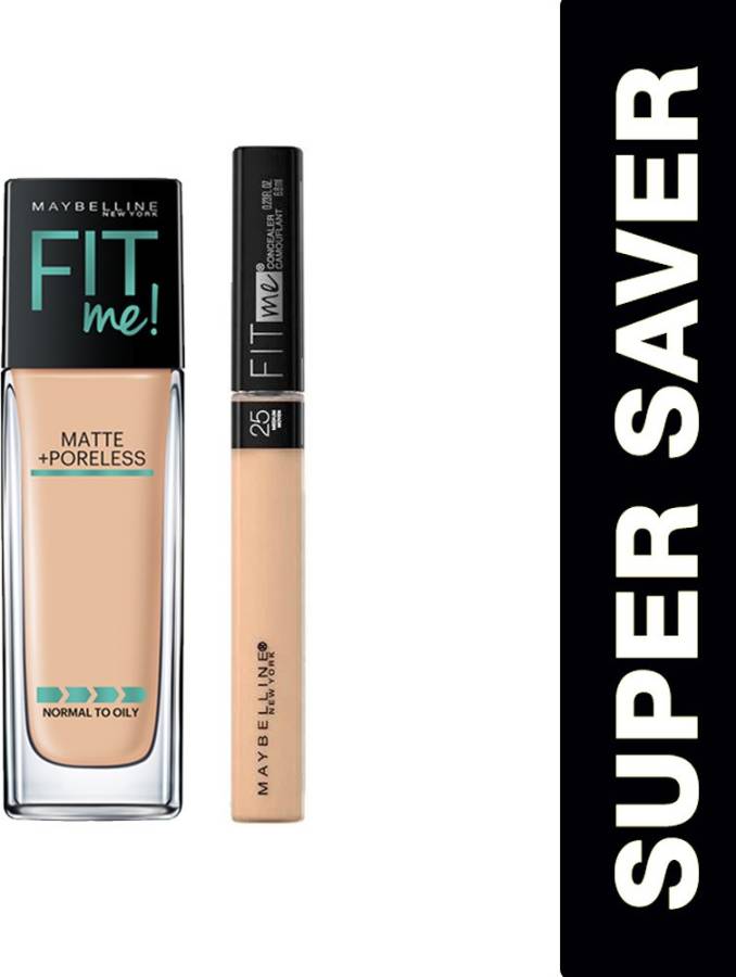 MAYBELLINE NEW YORK Fit me foundation 128 and Fit me concealer 25 Foundation Price in India