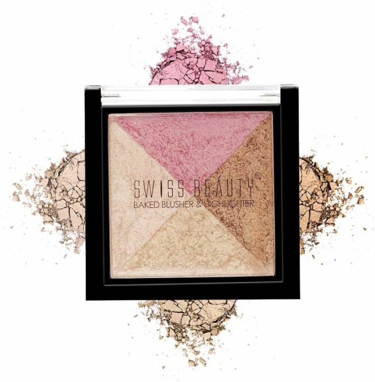 SWISS BEAUTY SB 806-05 Baked Blusher and  Highlighter Price in India