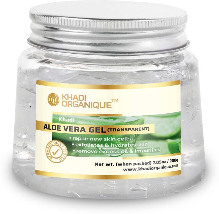 khadi ORGANIQUE 100 % Pure Aloe Vera Gel (TRANSPARENT) Price in India