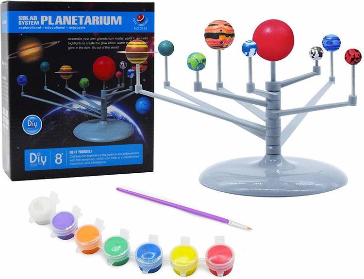 Smartcraft Learning Planet System, Planetarium Toy Set - Solar System Educational Toy for Kids- Multicolor