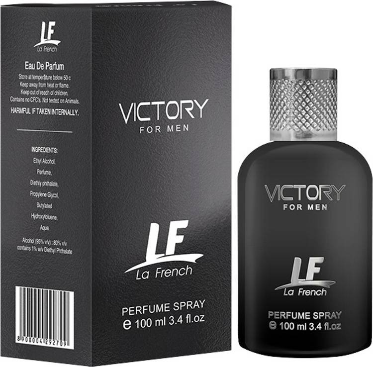 La French VICTORY Perfume, Long Lasting Premium Fragrance, Eau De Parfum 100ml, Ideal for Men. Eau de Parfum  -  100 ml