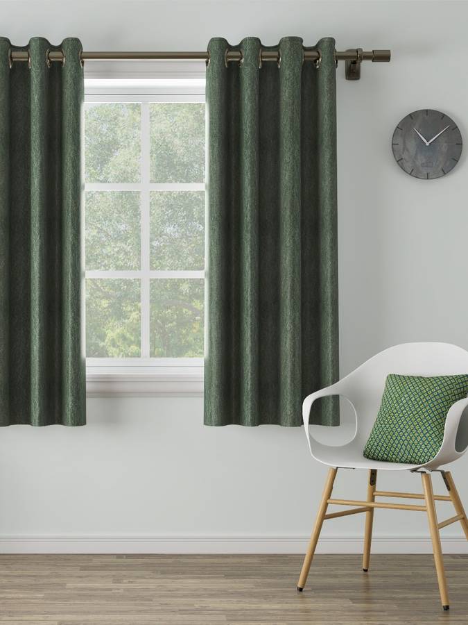 Ddecor Live Beautiful 160 cm (5 ft) Polyester Window Curtain Single Curtain