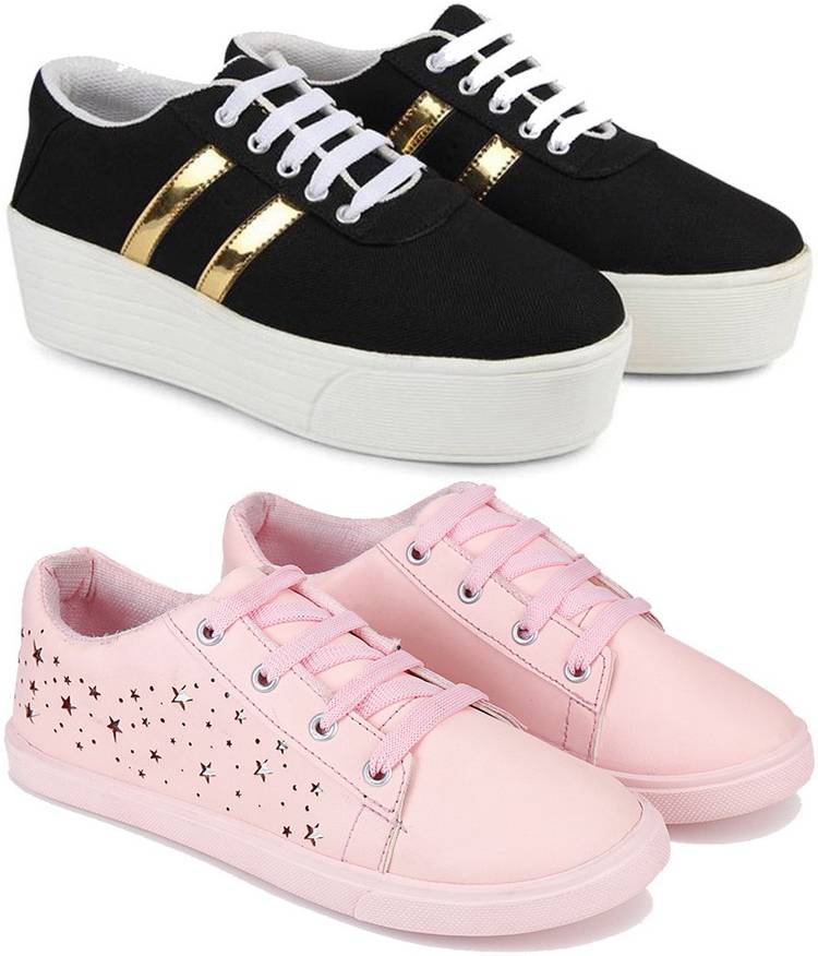 Casual Loafers, Sneakers Shoes for Woman Pack of 2 Combo(O)-1044-1253 Sneakers For Women