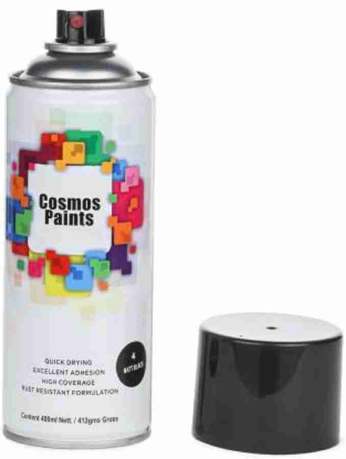 Cosmos Paints matt black Spray Paint 400 ml Price in India Buy Cosmos