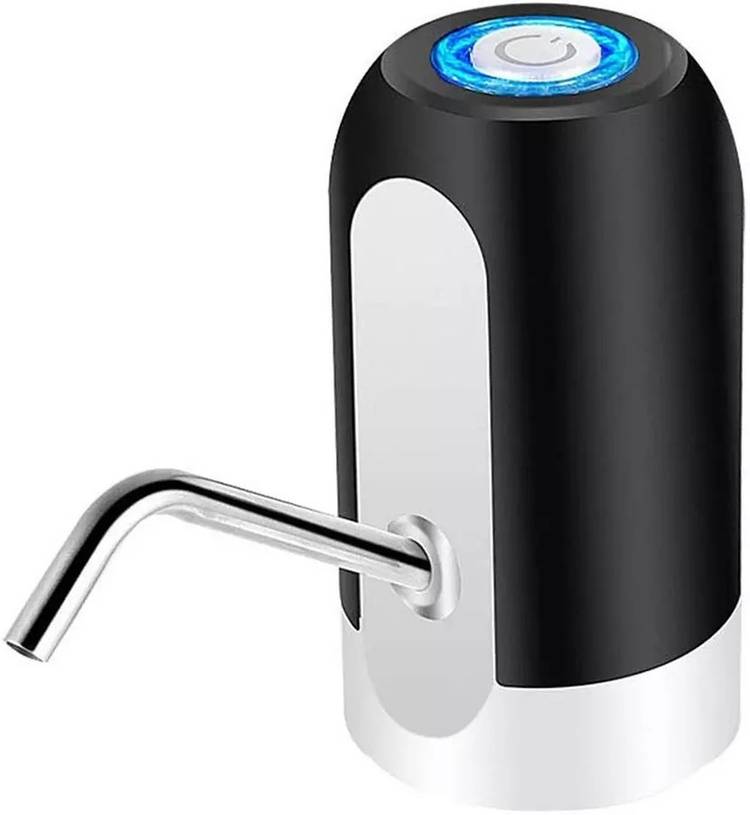 Chias Automatic Electric Rechargeable BPA-Free Drinking Water Dispenser Pump for 20 L Can (Black) Bottled Water Dispenser Bottled Water Dispenser