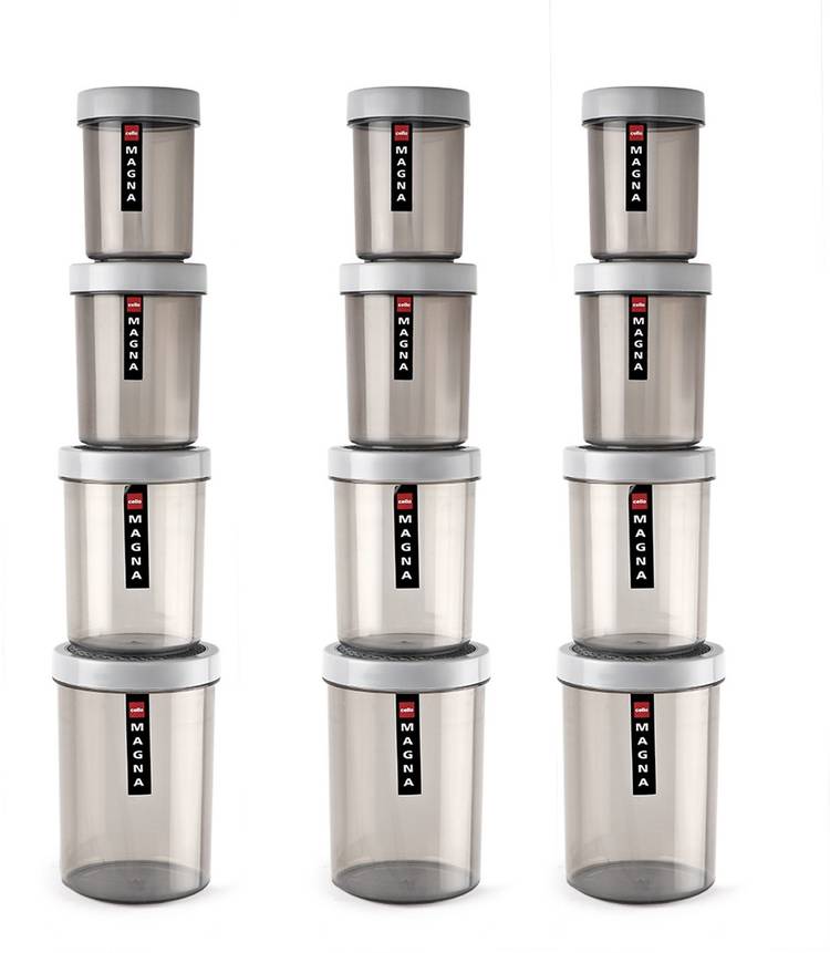 cello Magna PET Containers - 500 ml, 1000 ml, 1700 ml, 750 ml Plastic Grocery Container
