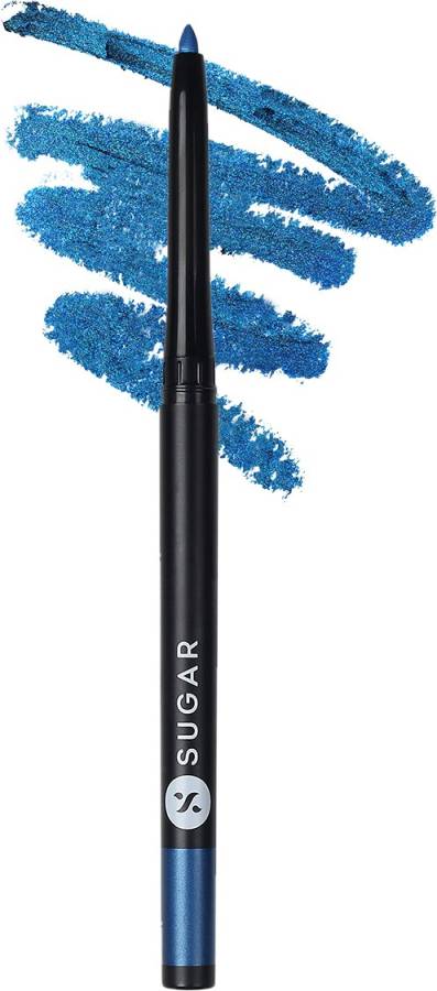 SUGAR Cosmetics Kohl Of Honour Intense Kajal - 06 Blue Moon Metallic Baby Blue Single Blister Price in India