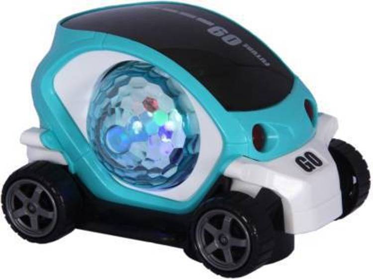 Jalaunsportscreations 09 Future Musical Stunt Car Rotate 360° with Flashing Light & Music (Multicolor89+5+9