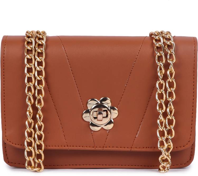 Brown Women Sling Bag Price in India