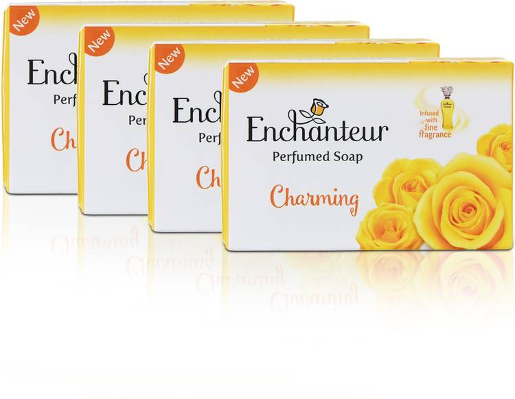 Enchanteur Charming Perfumed Soap, 75 g(Pack of 4)